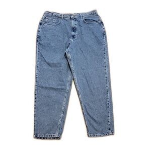 Route 66 Vintage Relaxed Fit Mom Denim Jeans ~ Sz 20 ~ Blue ~ High Rise